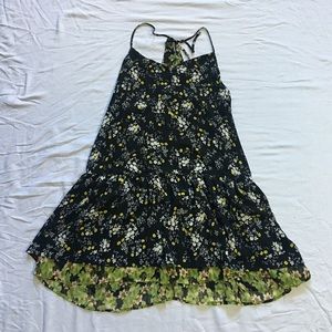 Floral Pattern Flowy Summer Dress