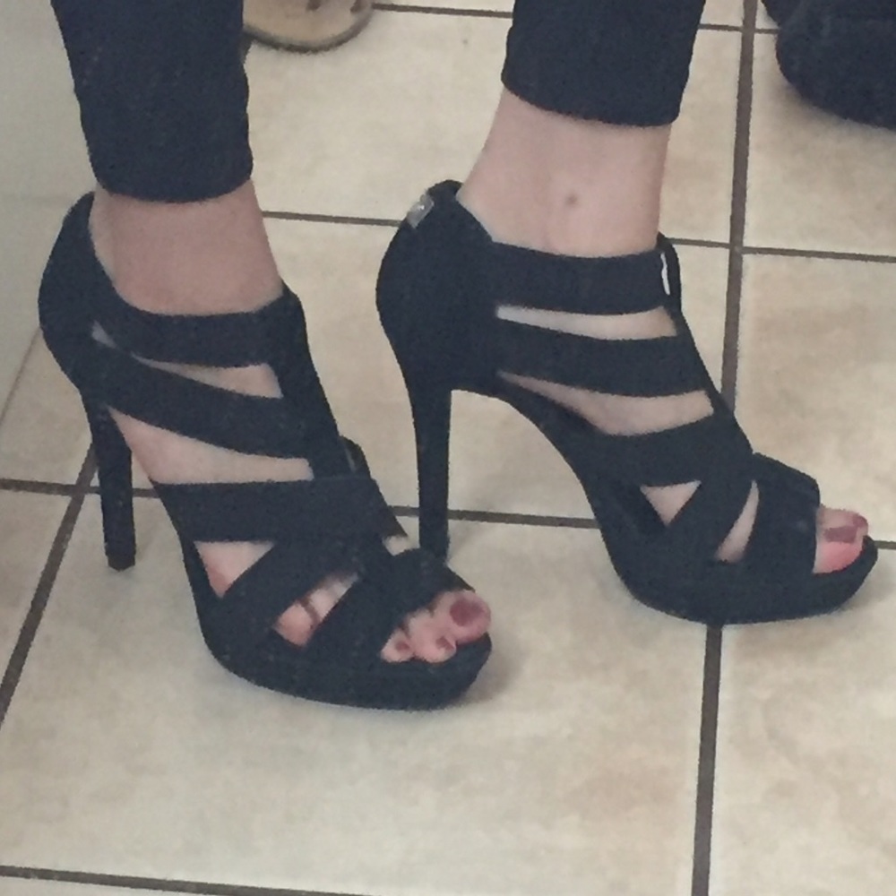 Black heels