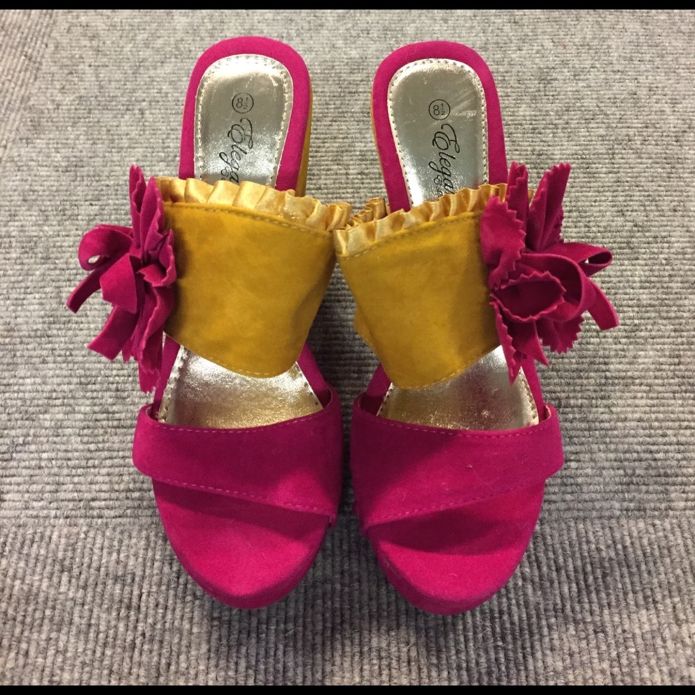 Wedge style heels