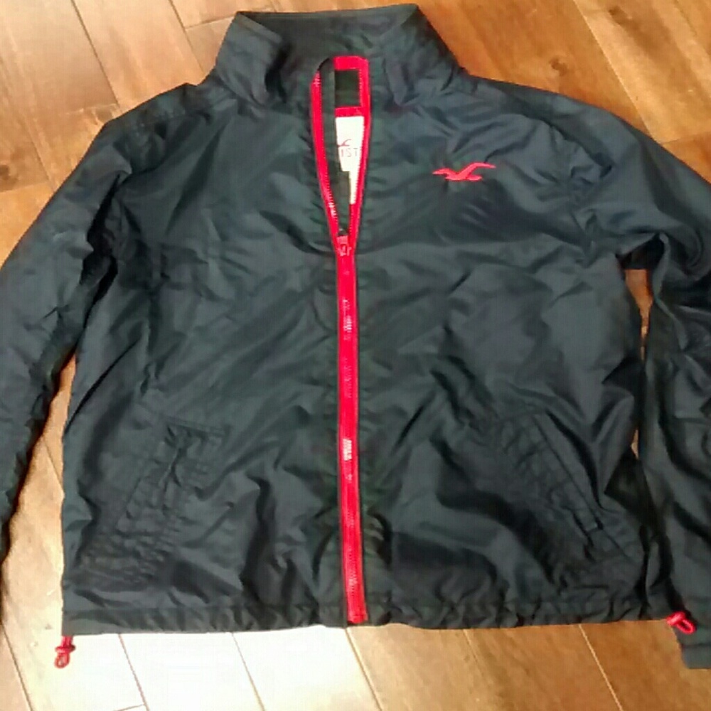Mens hollister rain coat