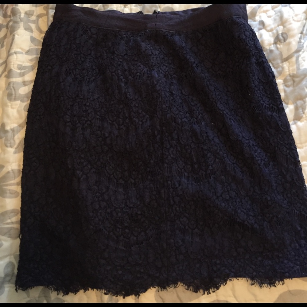 Forever21 dark blue lace skirt