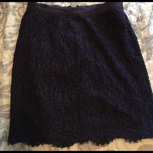 Forever21 dark blue lace skirt