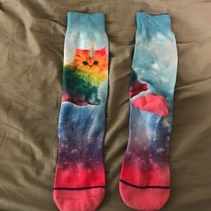 Random cat unicorn socks