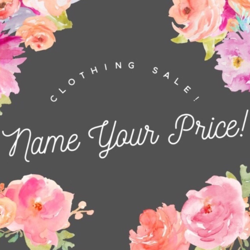 Make me an offer! Clothing sale!