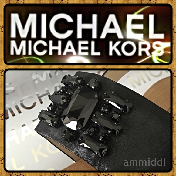 🆕MICHAEL KORS 'LUNA' JEWELED SANDALS - Picture 4 of 6