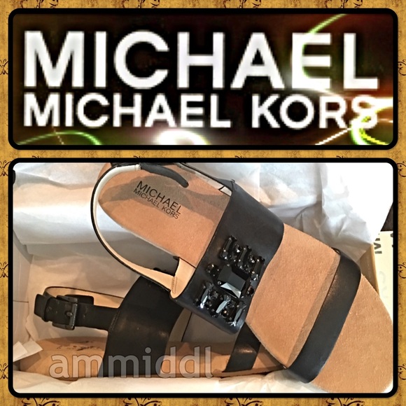 🆕MICHAEL KORS 'LUNA' JEWELED SANDALS - Picture 5 of 6