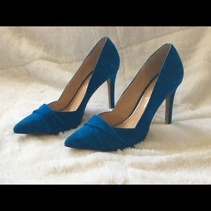 Jessica Simpson blue suede heels, brand new  👠👠