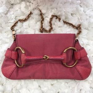 Gucci Pink Shoulder Bag/ Clutch