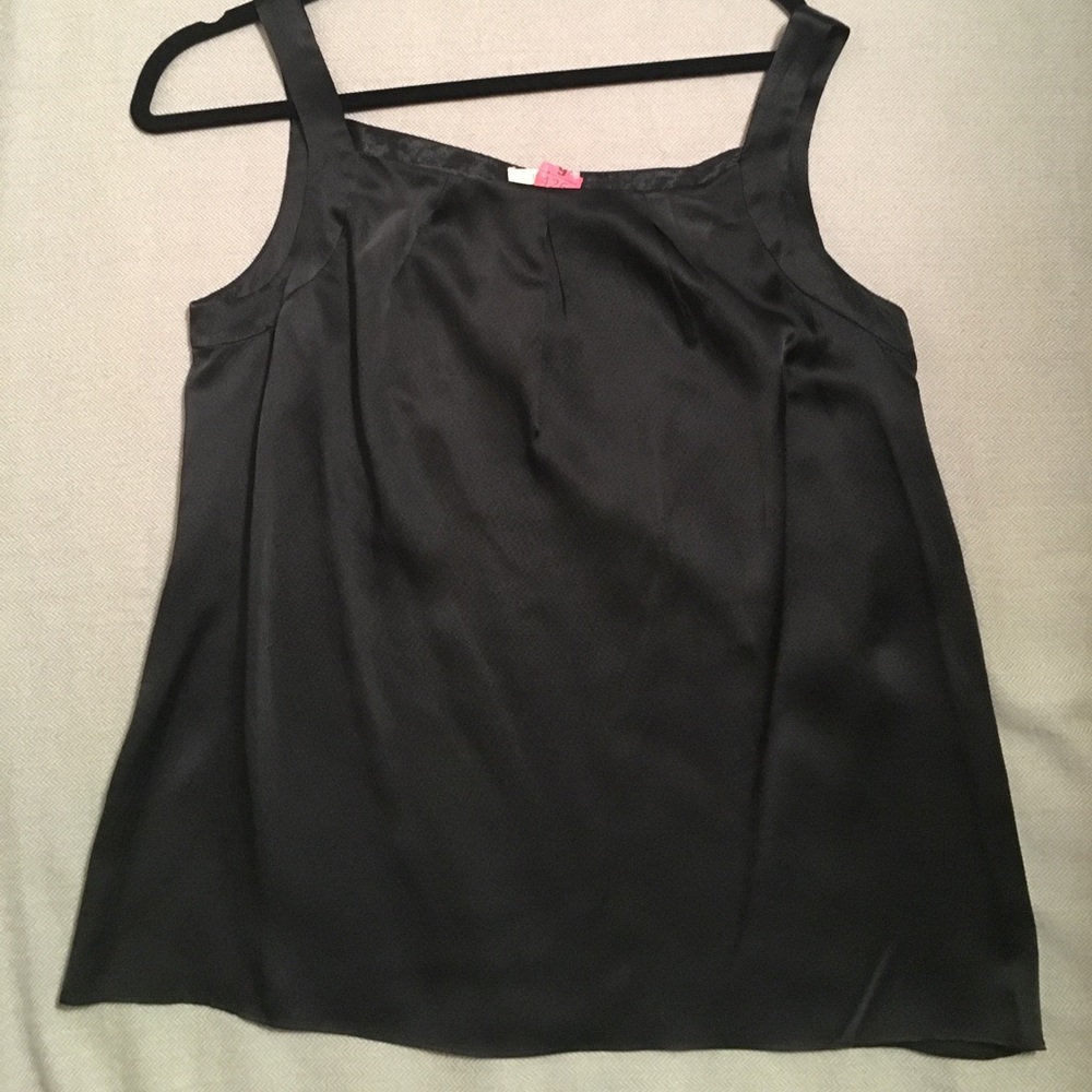 Class black 100% Silk JCrew top