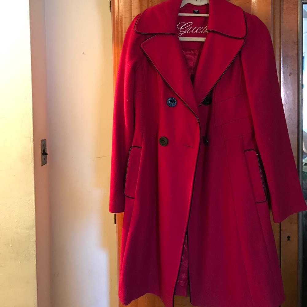 Fuchsia gorgeous tailored coat