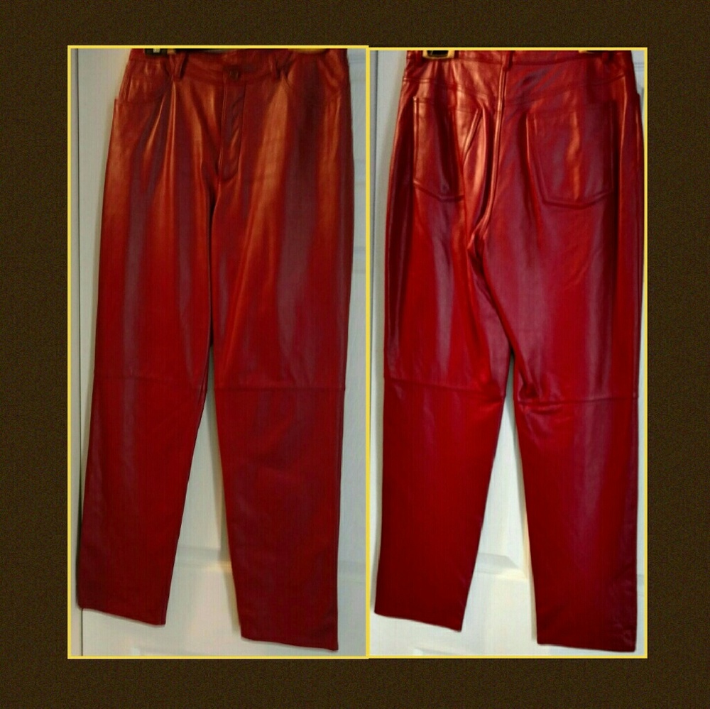 Genuine Leather Pant SALE OVER! BK 2 REG.$💥🛍️