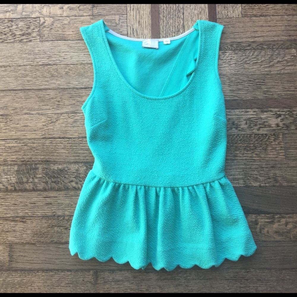 Anthropology green top