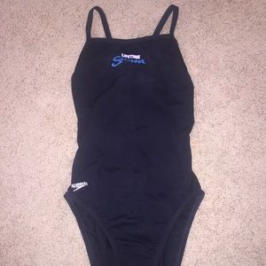 black one piece swimsuit
