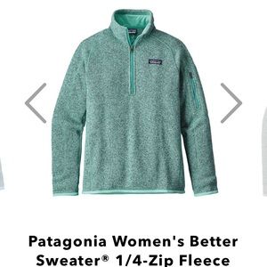 Patagonia 1/4 zip better sweater