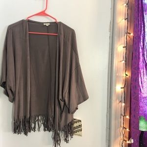 Thick Suede Pullover