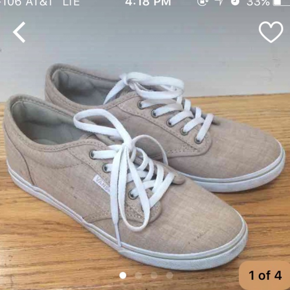 Vans Low Top Beige Sneakers
