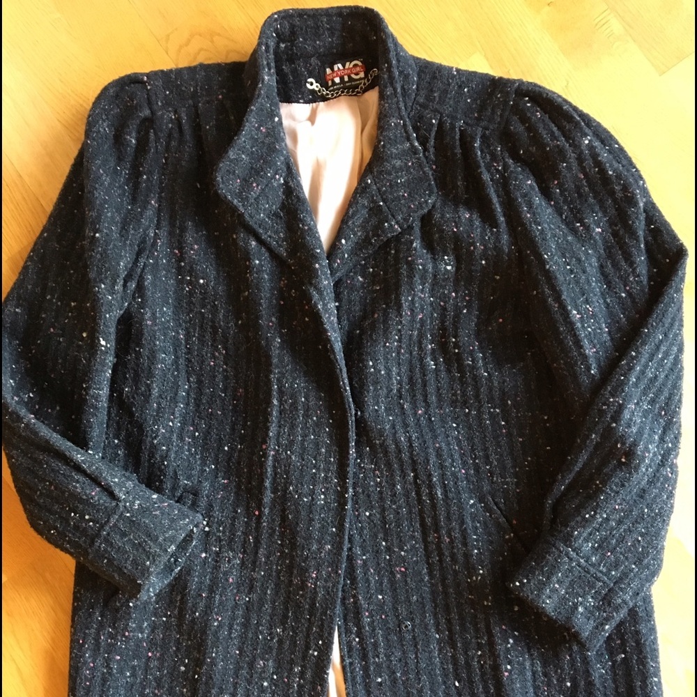 Vintage marled winter coat