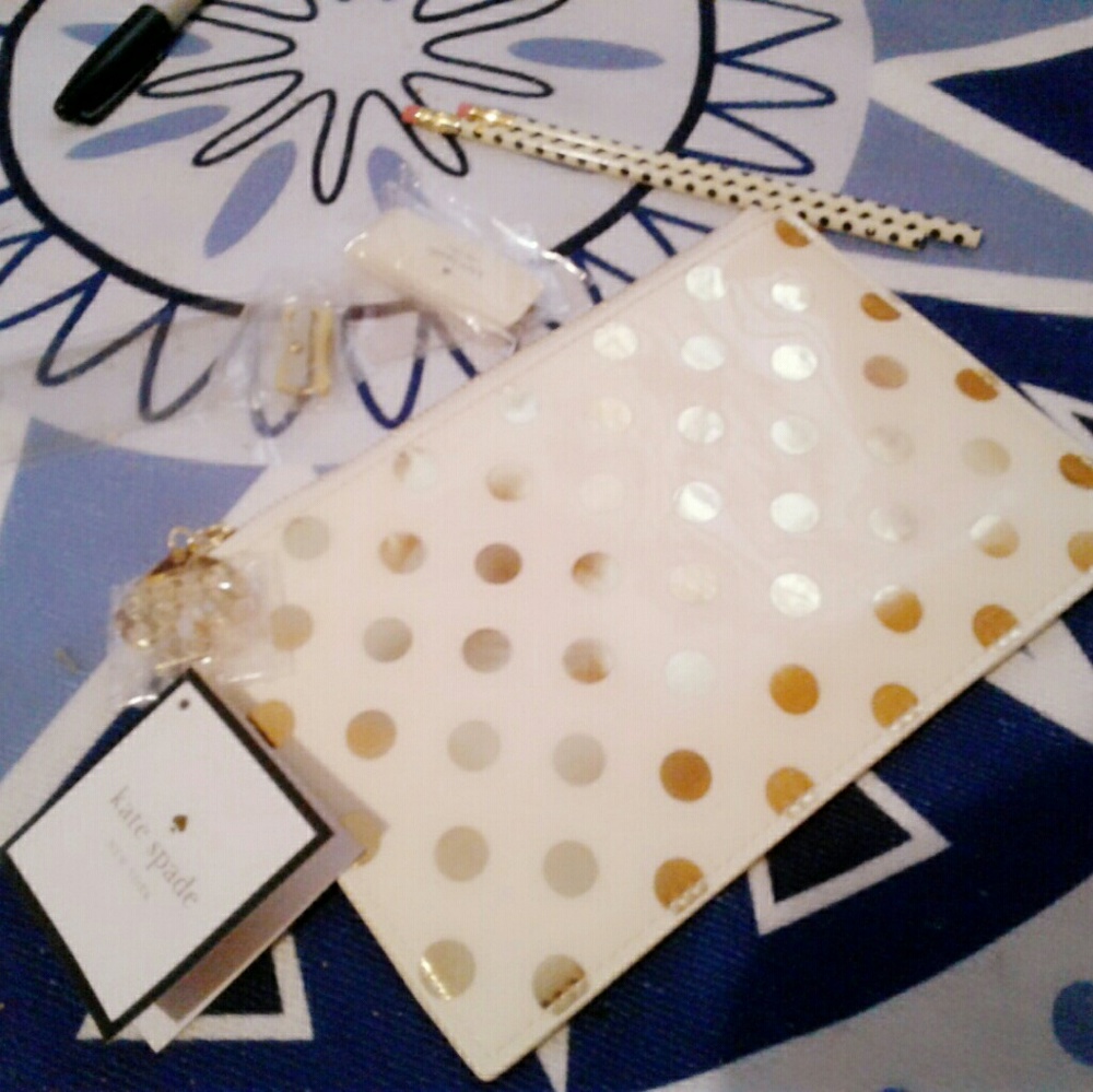Kate Spade pencil pouch/makeup bag