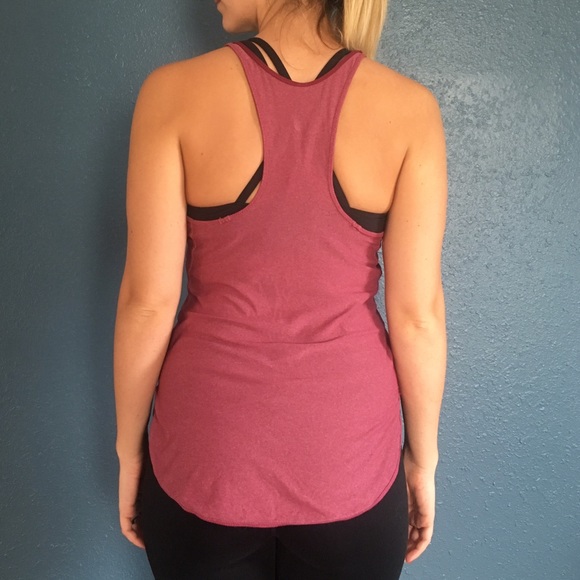 Lululemon tank sz 6 heather burgundy - Picture 2 of 4