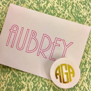 Monogrammed Popsocket