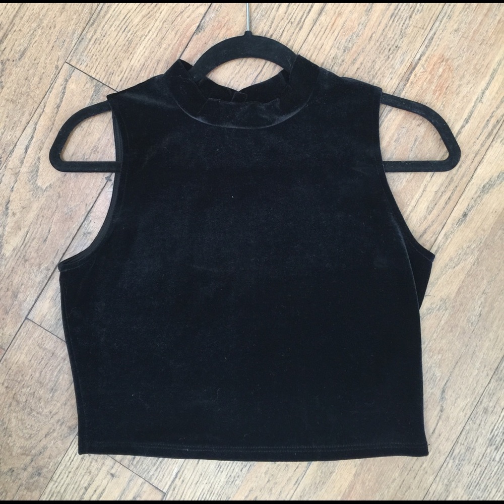 Velvet crop top from LF