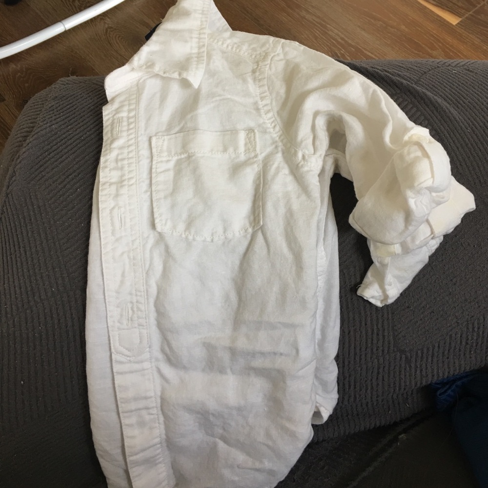 Boys toddler baby gap linen shirt