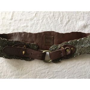 Anthropologie Jasper & Jeera sparkly beaded belt