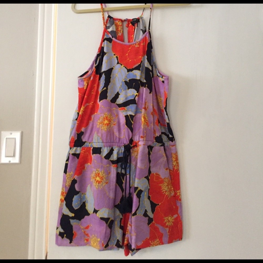 LOFT Floral Romper. Never Worn!