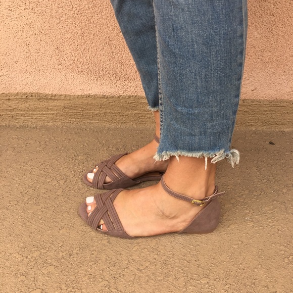 1 left! STARLIGHT Vegan Suede Flat - Picture 3 of 6