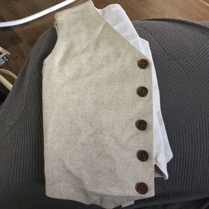 Linen vest
