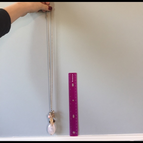 16" Gold Chain Necklace with Charms - Picture 3 of 3