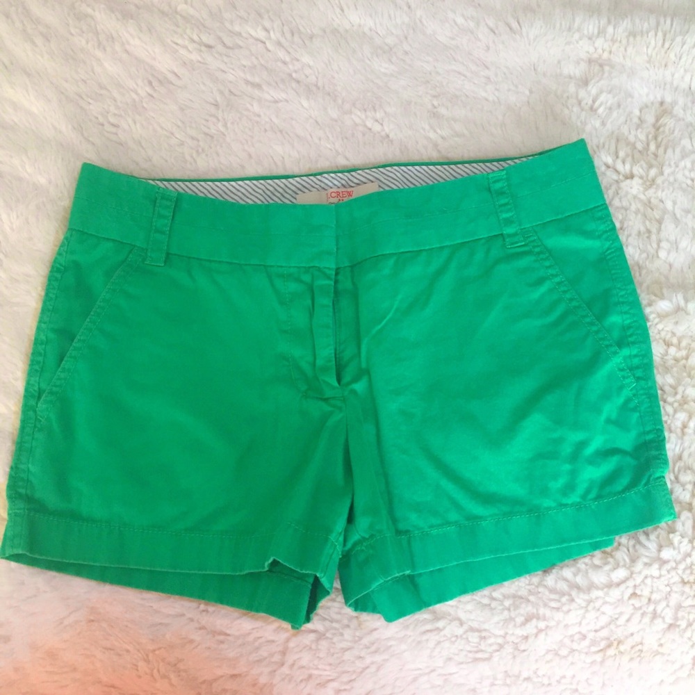 J crew Kelly Green Chino Shorts