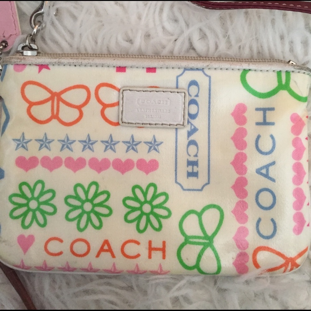 Small Coach wristlets..
