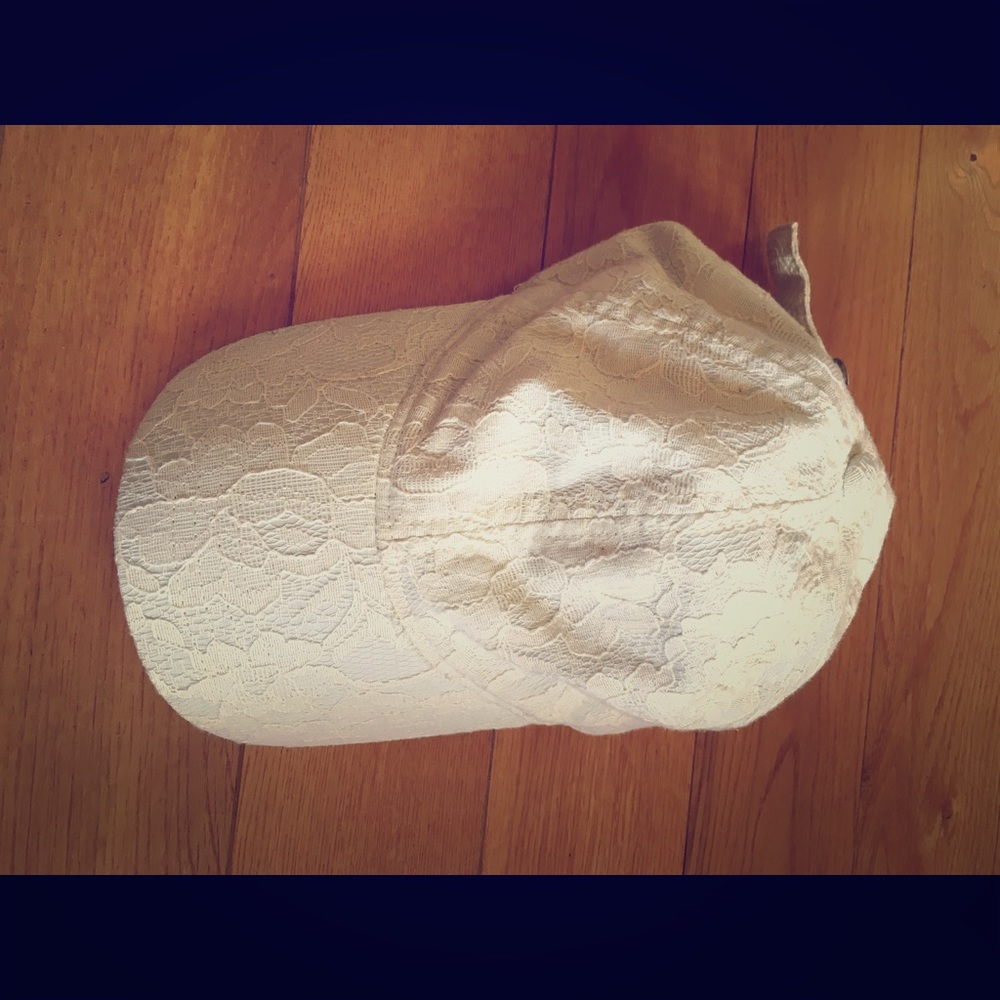Off white lace American Eagle hat (NWOT)