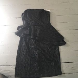 leather bodycon dress