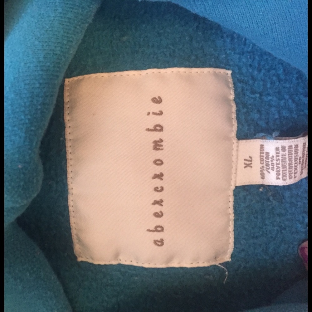 Blue Abercrombie hoodie - Picture 2 of 3