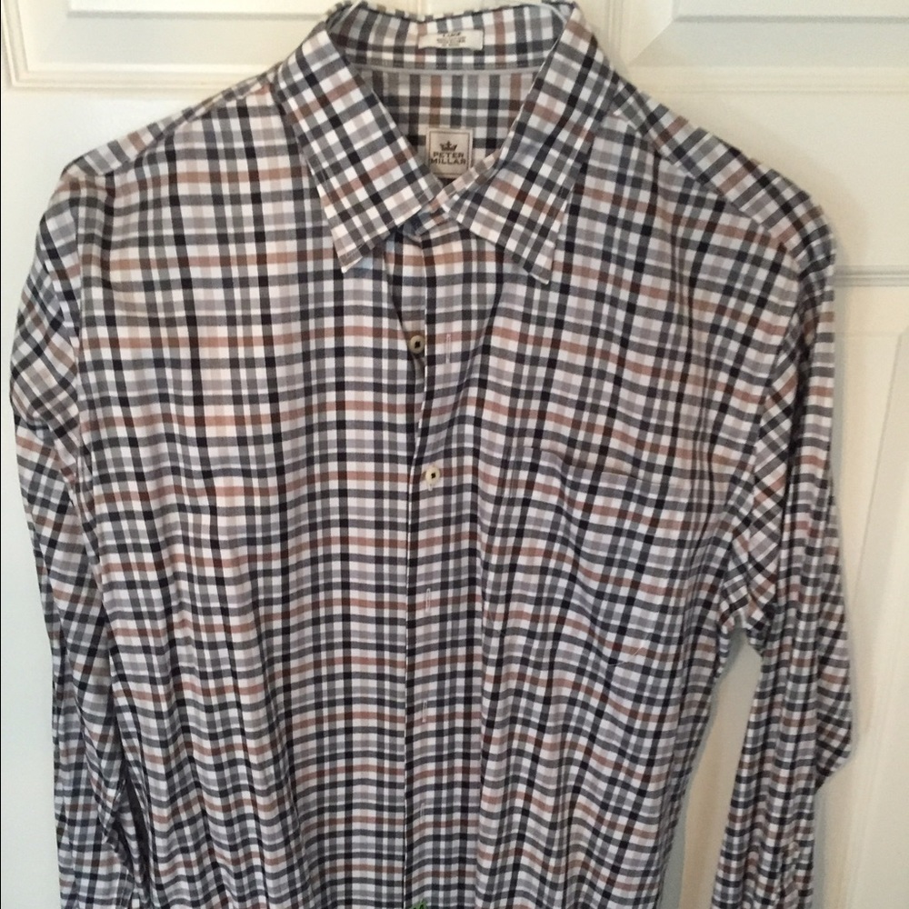 Men's Peter Millar button down shirt L