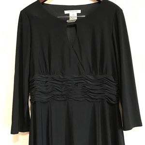 👠Evan-Picone long Black dress👠