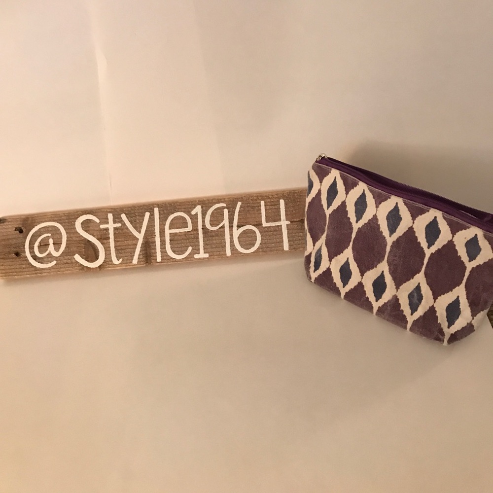 Used cosmetics bag