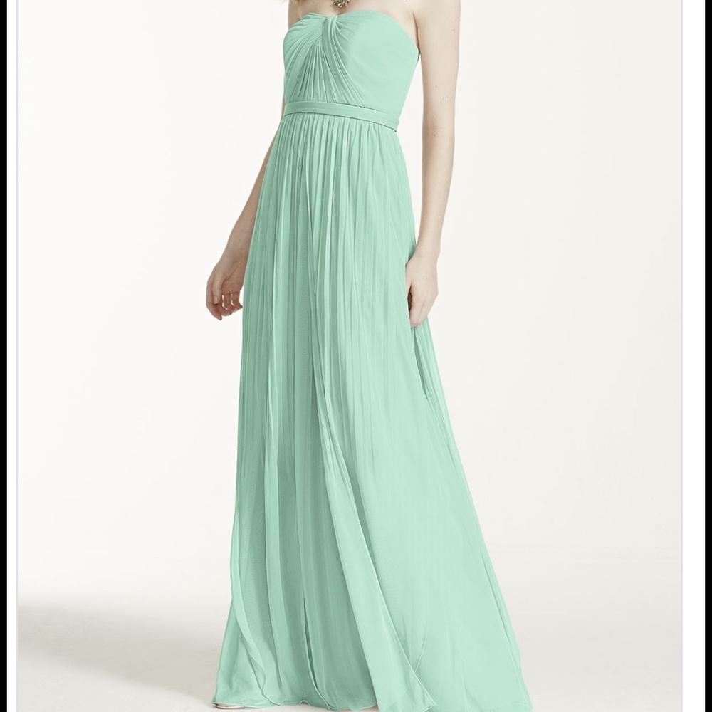 David's Bridal F15782 Versa Dress Sz0 Mint