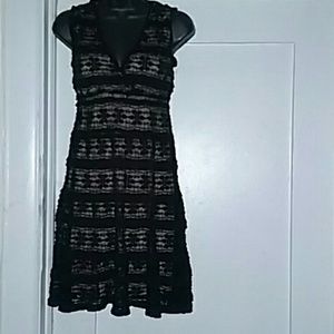 Max Studio Black Lace Dress