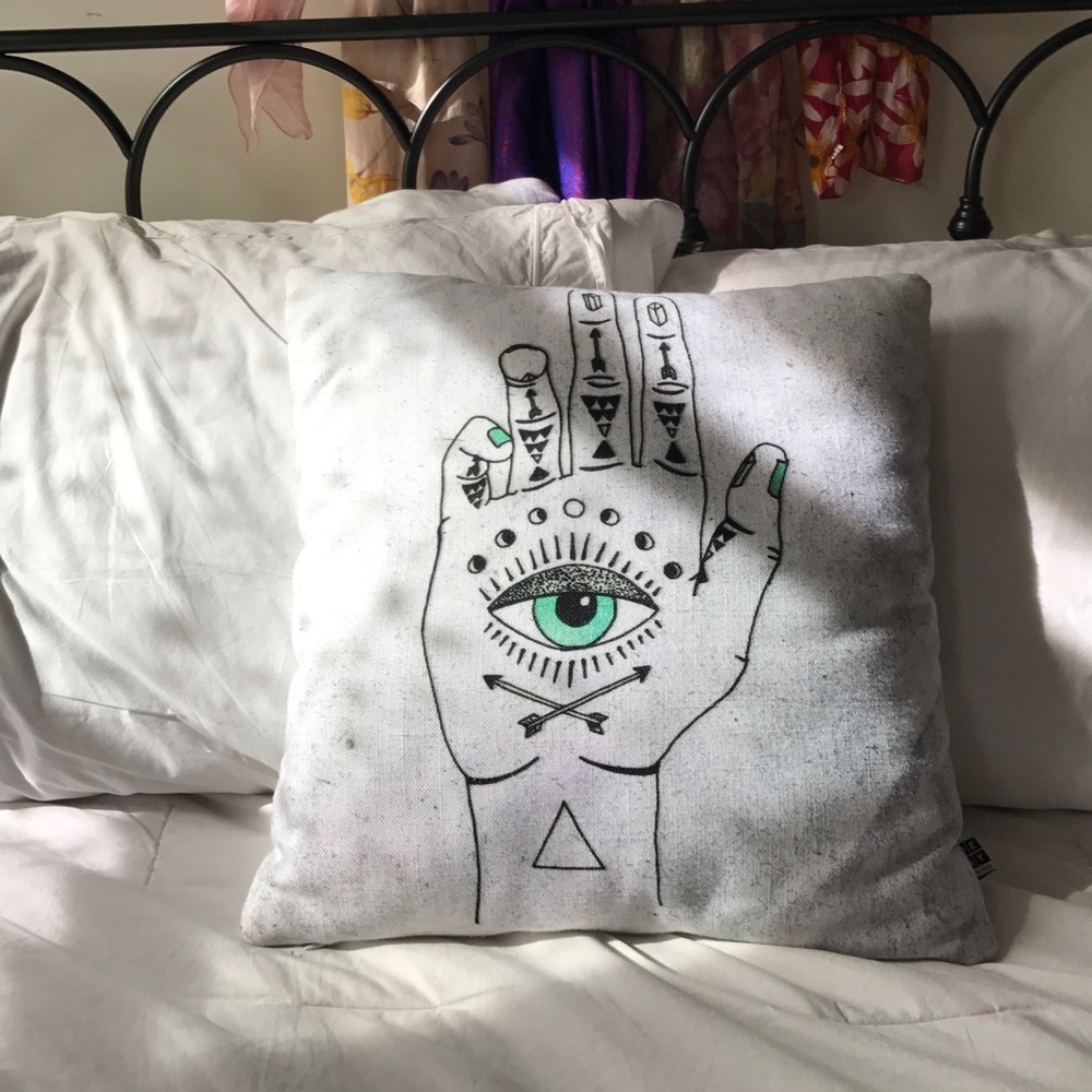 Urban Outfitters hand pillow