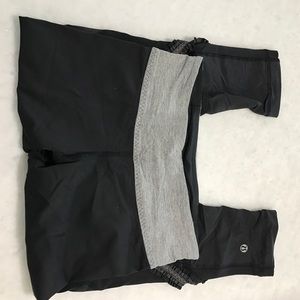 Lululemon crop sz 4 luxtreme running capris ruffle