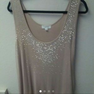 Beige Calvin Klein Accepted Tank Top