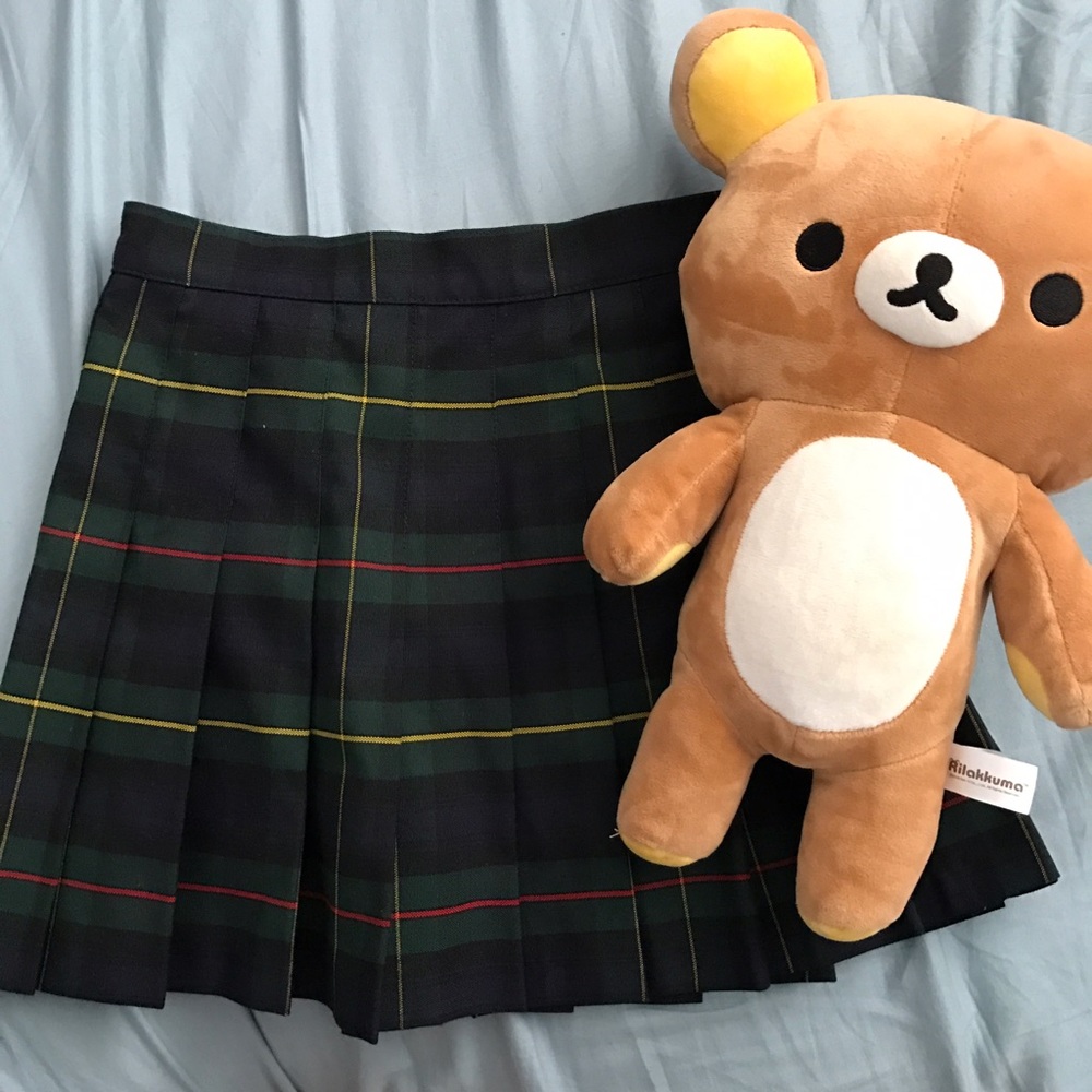 American Apparel Tennis Skirt in Plaid