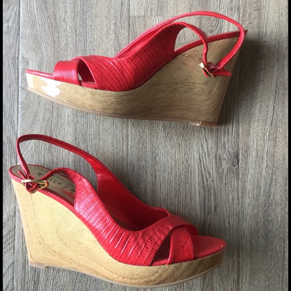 WHBM sling back wedges - Picture 2 of 8