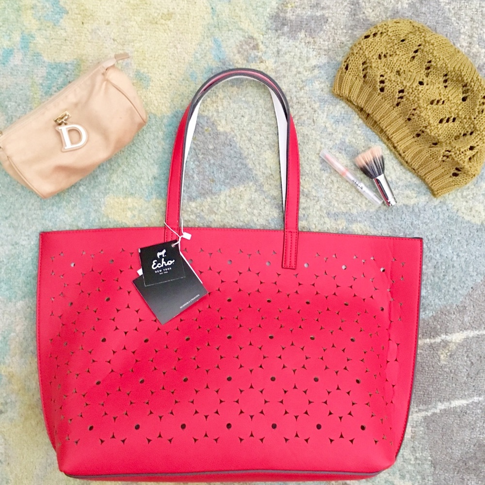 REVERSIBLE Sunflower Laser Cut Essex Tote