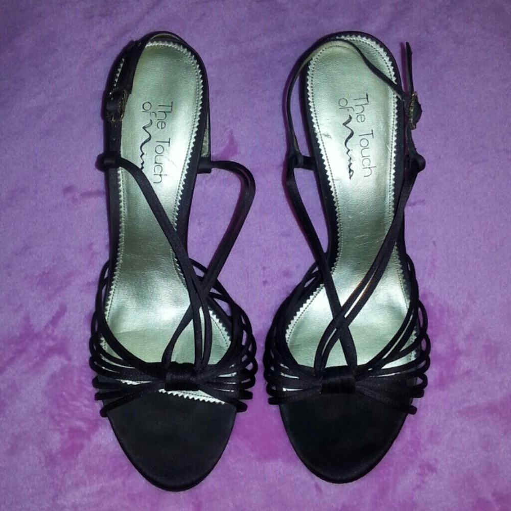 Nina brown sandal dress heels