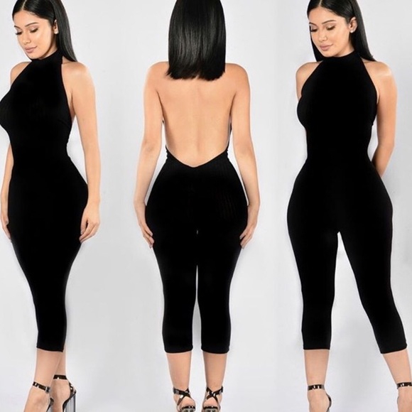 Pants - Backless jumpsuit