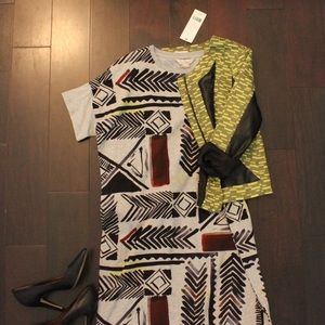 French Connection Abstract Print Jersey Dress